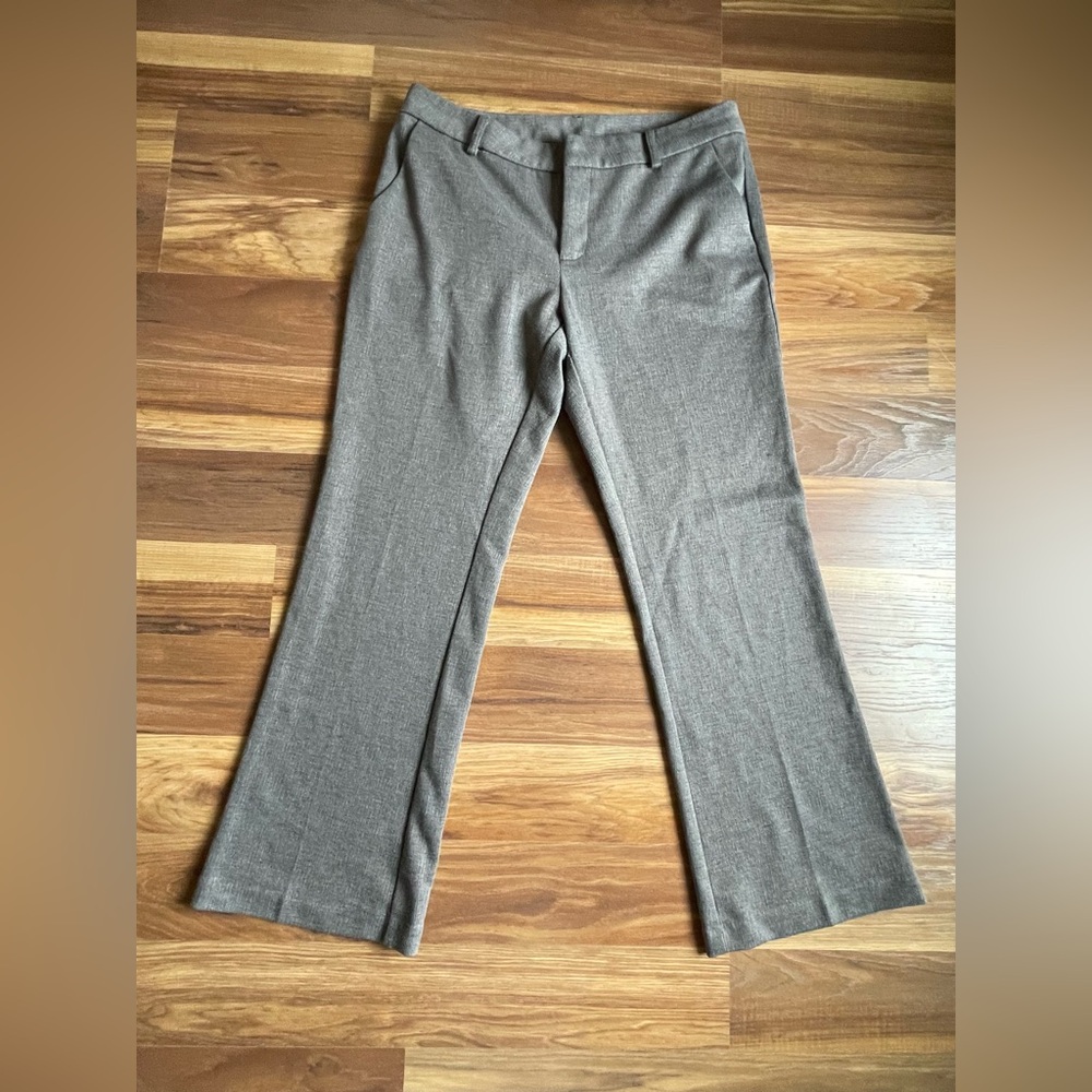 Kut from the Kloth Wide Leg Trousers Gray Tailored Dress Pants Size 8P